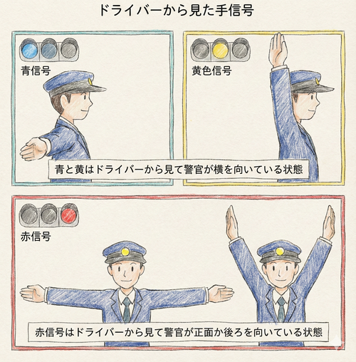Police Hand Signals