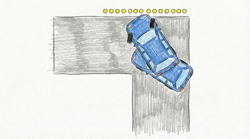 Minh họa sửa sai khi va chạm